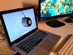 MacBook Pro:n näytön kalibrointi meneillään